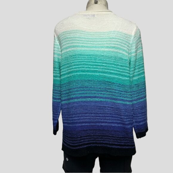 Alia Petite Ombre Round Neck Sweater - Picture 2 of 10